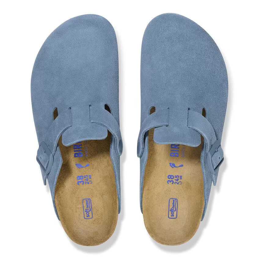 Birkenstock - Boston - Blu Elementare