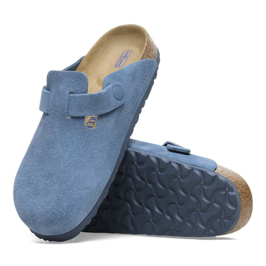 Birkenstock - Boston - Blu Elementare